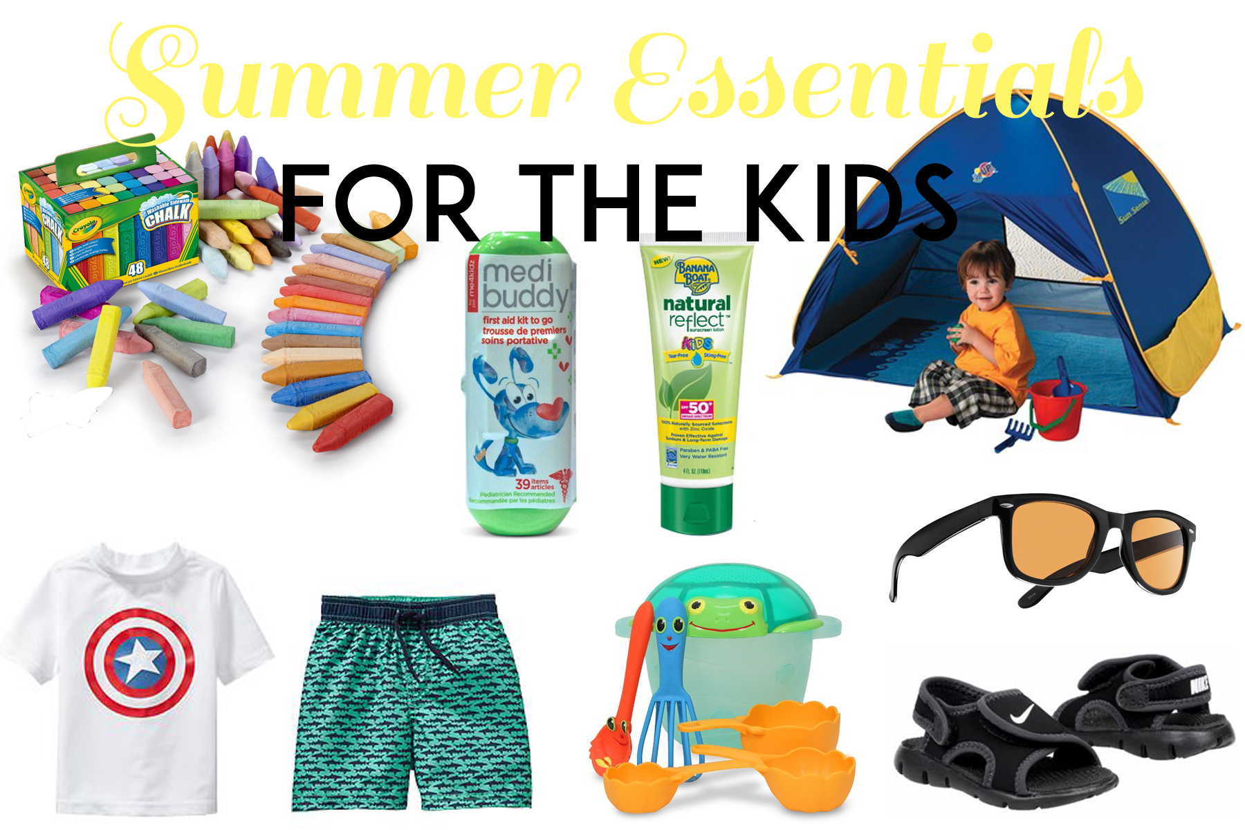 Summer essentials for the kids!