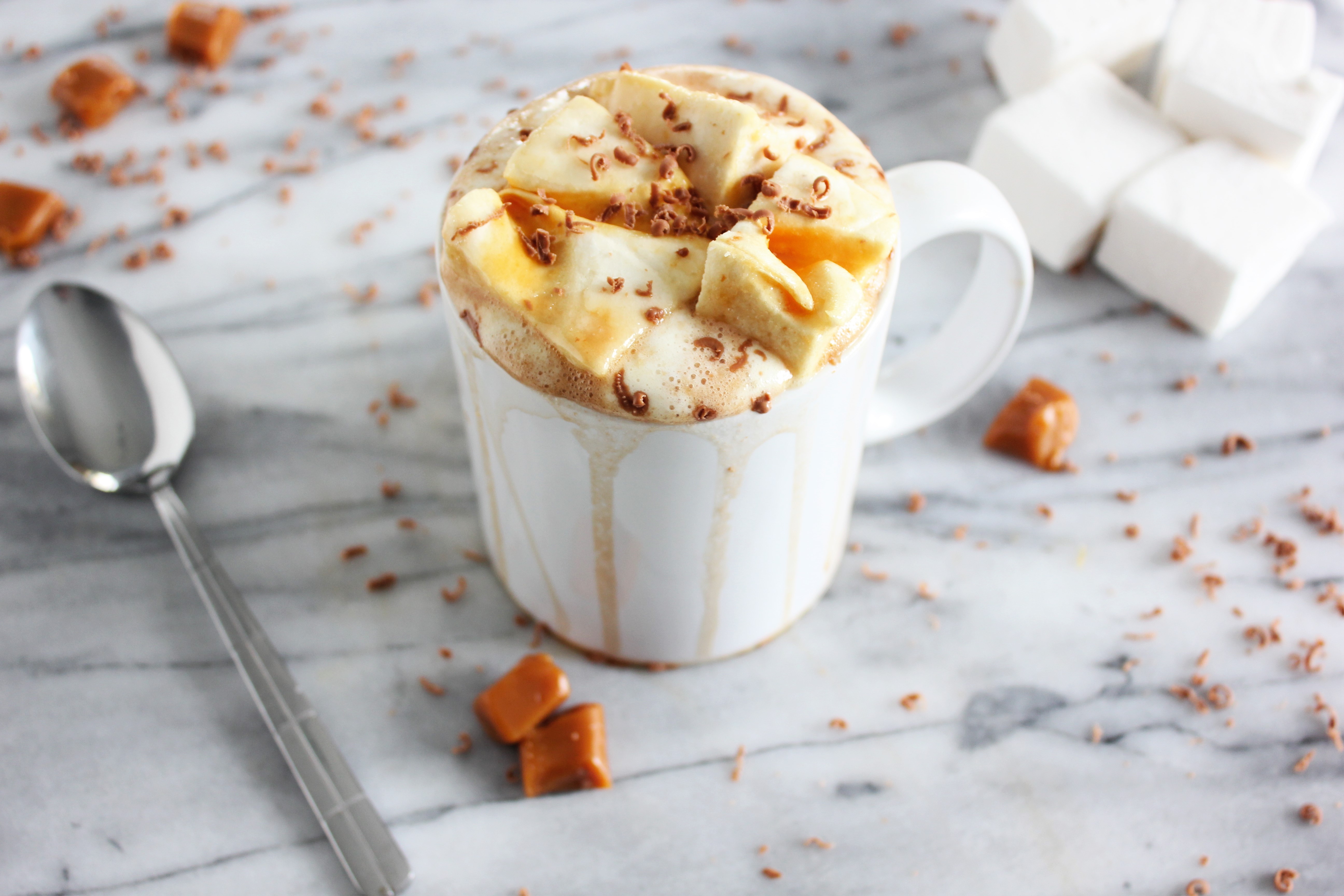 Slow Cooker Caramel Hot Chocolate