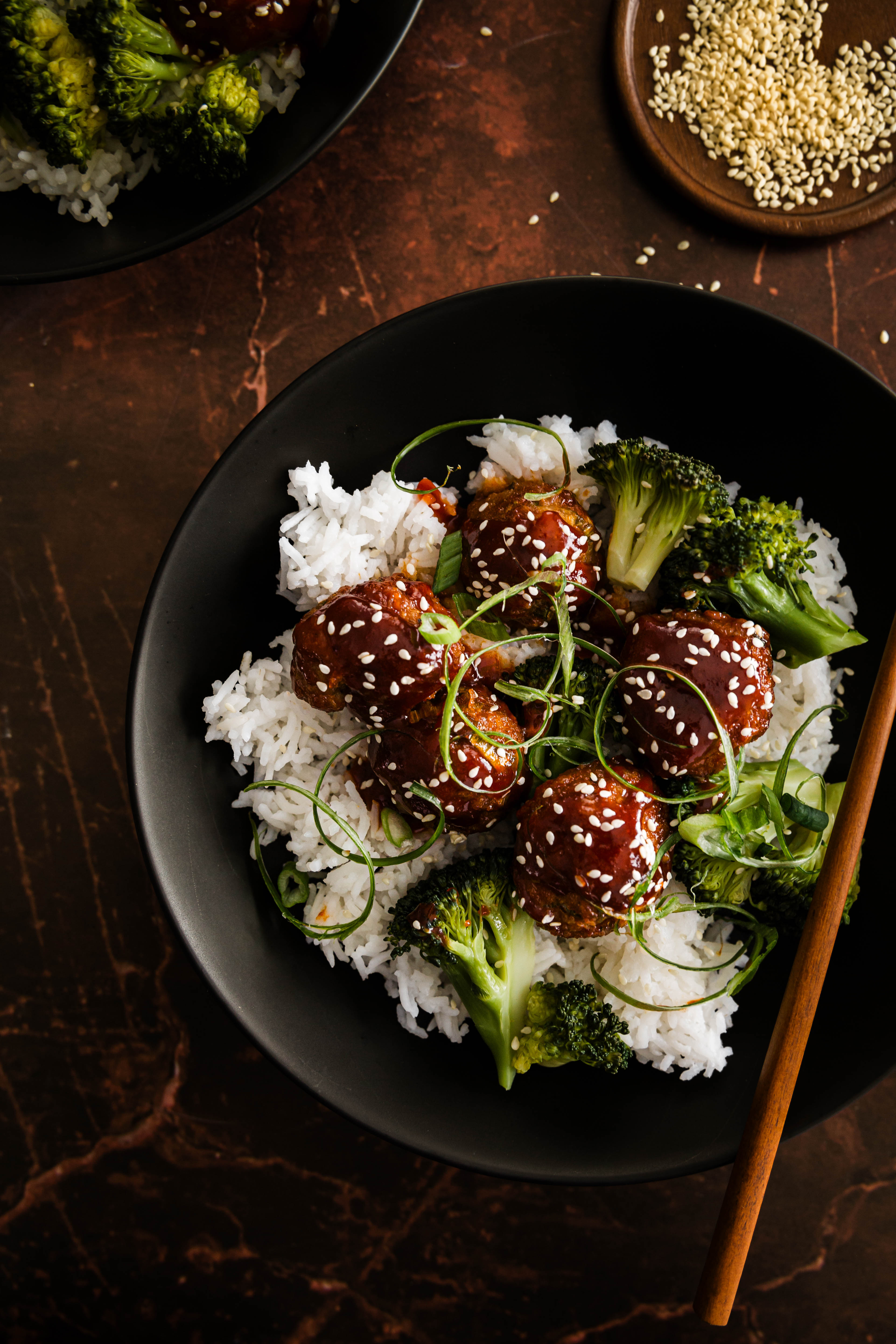 Honey Gochujang Meatballs